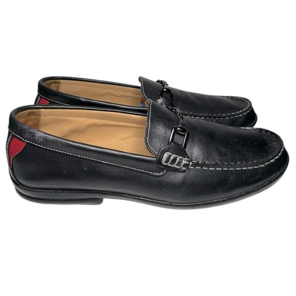 FootJoy FJ Men’s Size 9.5 Waxy Black Leather Club Casuals Loafers Golf Shoes main image 7